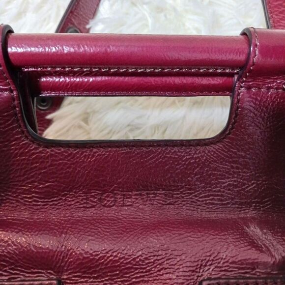 Loewe Lollipop Red Patent Leather Multi-use Shoulder Satchel Bag w/ Papers, VTG - Picture 7 of 14